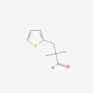 2,2-Dimethyl-3-(thiophen-2-yl)propanal