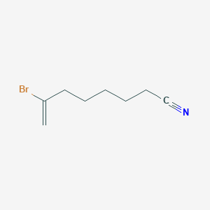 molecular formula C8H12BrN B1323568 7-溴-7-辛烯腈 CAS No. 485320-19-2