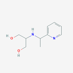 2-{[1-(Pyridin-2-yl)ethyl]amino}propane-1,3-diol