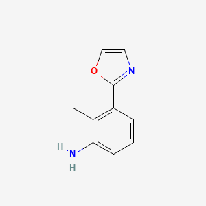 2-Methyl-3-(1,3-oxazol-2-yl)aniline