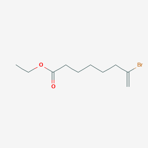 molecular formula C10H17BrO2 B1323573 7-溴-7-辛烯酸乙酯 CAS No. 485320-25-0