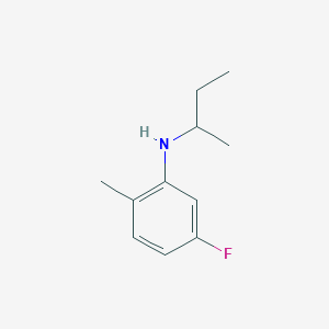 N-(butan-2-yl)-5-fluoro-2-methylaniline