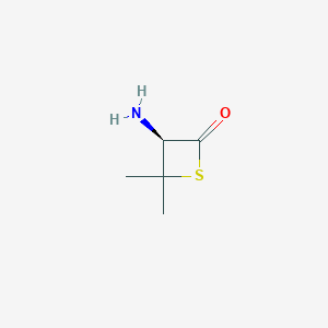 (3R)-3-Amino-4,4-dimethylthietan-2-one