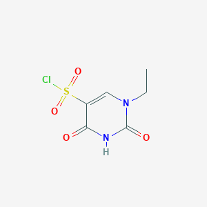 1-Ethyl-2,4-dioxo-1,2,3,4-tetrahydropyrimidine-5-sulfonyl chloride