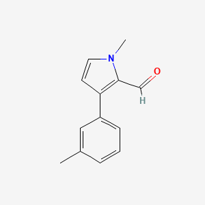 1-Methyl-3-(3-methylphenyl)-1H-pyrrole-2-carbaldehyde