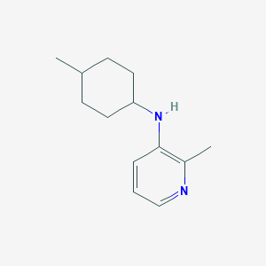 molecular formula C13H20N2 B13235810 2-Methyl-N-(4-methylcyclohexyl)pyridin-3-amine 