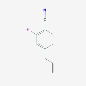 B1323584 3-(4-Cyano-3-fluorophenyl)-1-propene CAS No. 951888-50-9