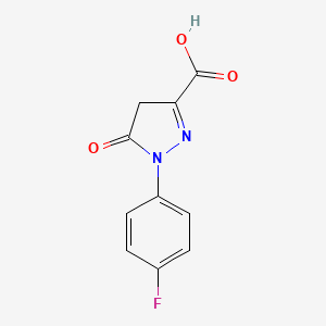 1-(4-Fluorophenyl)-5-oxo-4,5-dihydro-1h-pyrazole-3-carboxylic acid