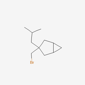 3-(Bromomethyl)-3-(2-methylpropyl)bicyclo[3.1.0]hexane