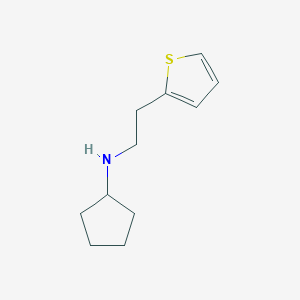 N-[2-(Thiophen-2-YL)ethyl]cyclopentanamine