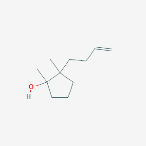 2-(But-3-en-1-yl)-1,2-dimethylcyclopentan-1-ol