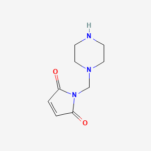 1-[(Piperazin-1-yl)methyl]-2,5-dihydro-1H-pyrrole-2,5-dione