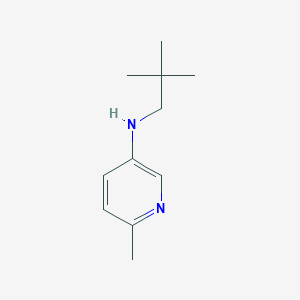 molecular formula C11H18N2 B13235945 N-(2,2-dimethylpropyl)-6-methylpyridin-3-amine 