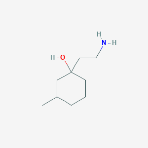 1-(2-Aminoethyl)-3-methylcyclohexan-1-ol