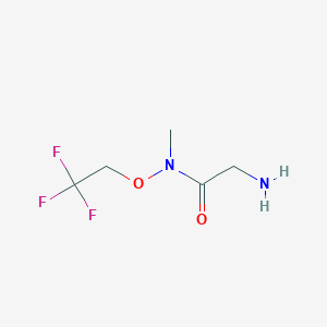 2-Amino-N-methyl-N-(2,2,2-trifluoroethoxy)acetamide