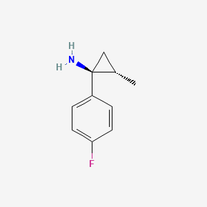 (1S,2S)-1-(4-Fluorophenyl)-2-methylcyclopropan-1-amine