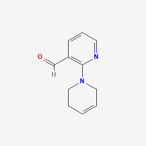 2-(1,2,3,6-Tetrahydropyridin-1-yl)pyridine-3-carbaldehyde