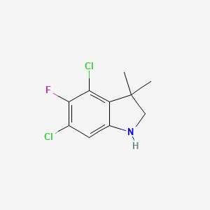 4,6-Dichloro-5-fluoro-3,3-dimethyl-2,3-dihydro-1H-indole