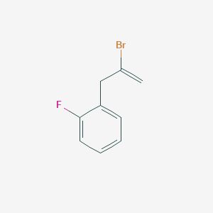 molecular formula C9H8BrF B1323605 2-溴-3-(2-氟苯基)-1-丙烯 CAS No. 731772-95-5