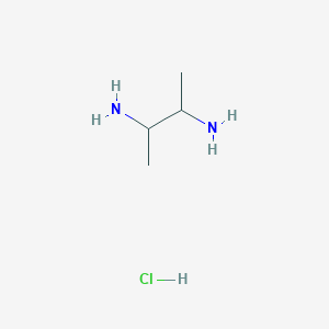 molecular formula C4H13ClN2 B13236084 Butane-2,3-diamine Hydrochloride CAS No. 79595-77-0