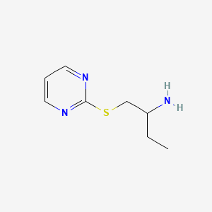 2-[(2-Aminobutyl)sulfanyl]pyrimidine