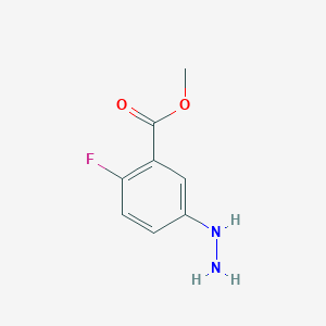 Methyl 2-fluoro-5-hydrazinylbenzoate