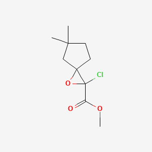 Methyl 2-chloro-5,5-dimethyl-1-oxaspiro[2.4]heptane-2-carboxylate