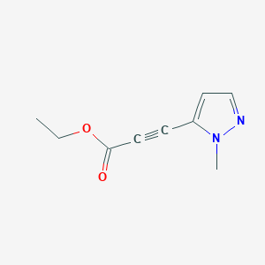 Ethyl 3-(1-methyl-1H-pyrazol-5-yl)prop-2-ynoate