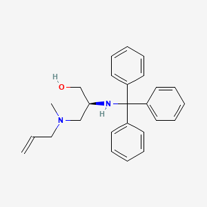 (2S)-3-[Methyl(prop-2-en-1-yl)amino]-2-[(triphenylmethyl)amino]propan-1-ol