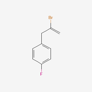 molecular formula C9H8BrF B1323616 2-溴-3-(4-氟苯基)-1-丙烯 CAS No. 731773-10-7