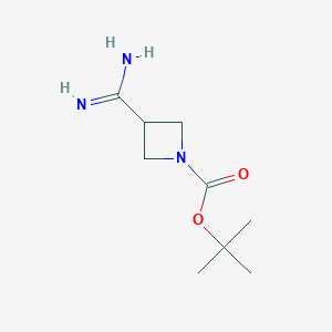 tert-Butyl 3-carbamimidoylazetidine-1-carboxylate