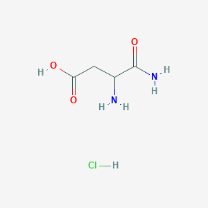 3-Amino-3-carbamoylpropanoic acid hydrochloride