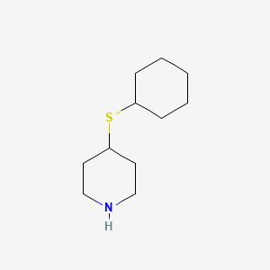 4-(Cyclohexylsulfanyl)piperidine