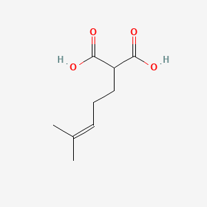 2-(4-Methylpent-3-EN-1-YL)propanedioic acid