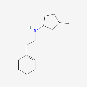 N-[2-(Cyclohex-1-en-1-yl)ethyl]-3-methylcyclopentan-1-amine