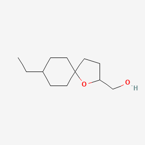 {8-Ethyl-1-oxaspiro[4.5]decan-2-yl}methanol