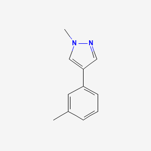 1-Methyl-4-(3-methylphenyl)-1H-pyrazole