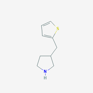 molecular formula C9H13NS B13236260 3-(Thiophen-2-ylmethyl)pyrrolidine CAS No. 1188264-43-8