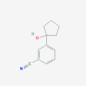 3-(1-Hydroxycyclopentyl)benzonitrile