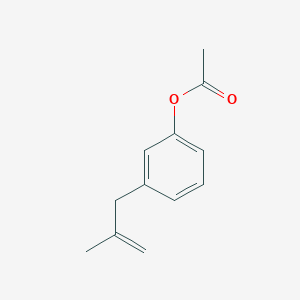 B1323628 3-(3-Acetoxyphenyl)-2-methyl-1-propene CAS No. 890097-83-3