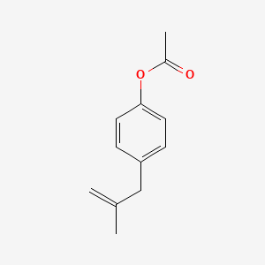 molecular formula C12H14O2 B1323631 3-(4-乙酰氧基苯基)-2-甲基-1-丙烯 CAS No. 890097-89-9