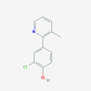 2-Chloro-4-(3-methylpyridin-2-yl)phenol