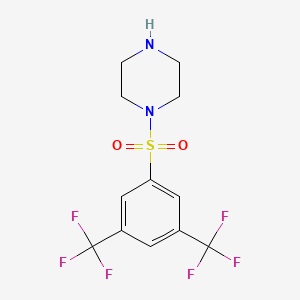 1-[3,5-Bis(trifluoromethyl)phenyl]sulfonylpiperazine