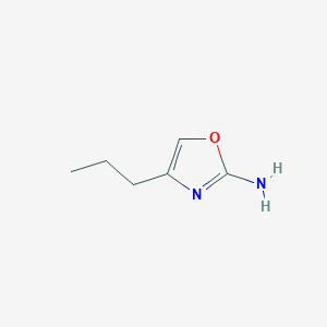 molecular formula C6H10N2O B13236321 4-Propyl-1,3-oxazol-2-amine 