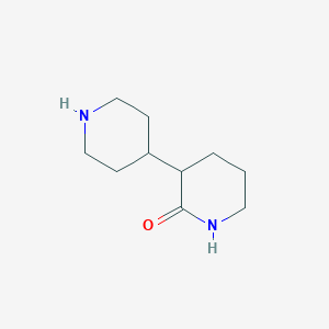 3-(Piperidin-4-YL)piperidin-2-one