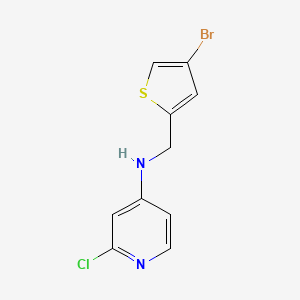 N-[(4-bromothiophen-2-yl)methyl]-2-chloropyridin-4-amine