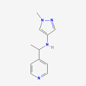 1-Methyl-N-[1-(pyridin-4-yl)ethyl]-1H-pyrazol-4-amine