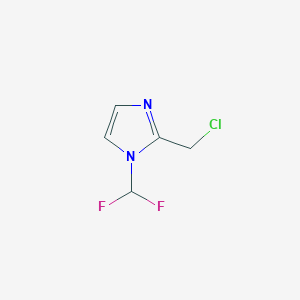 2-(chloromethyl)-1-(difluoromethyl)-1H-imidazole