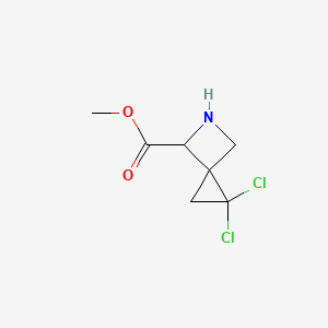 Methyl 1,1-dichloro-5-azaspiro[2.3]hexane-4-carboxylate