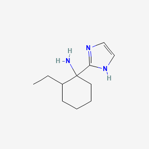 2-Ethyl-1-(1H-imidazol-2-yl)cyclohexan-1-amine